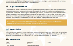 Guia de Profissões Tecnológicas Fatec