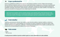 Guia de Profissões Tecnológicas Fatec