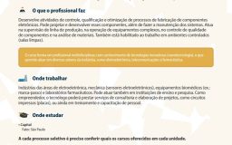 Guia de Profissões Tecnológicas Fatec