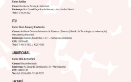 Guia de Profissões Tecnológicas Fatec