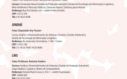 Guia de Profissões Tecnológicas Fatec